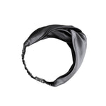 Charcoal Grey Silk Headband