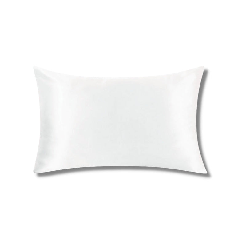 Silk Pillowcase - Ivory - Queen - SILKEDGED MULBERRY SILK Co.