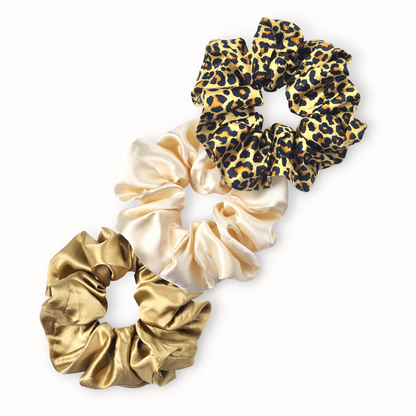 Versatile Silk Scrunchie - Maxi Set of 3