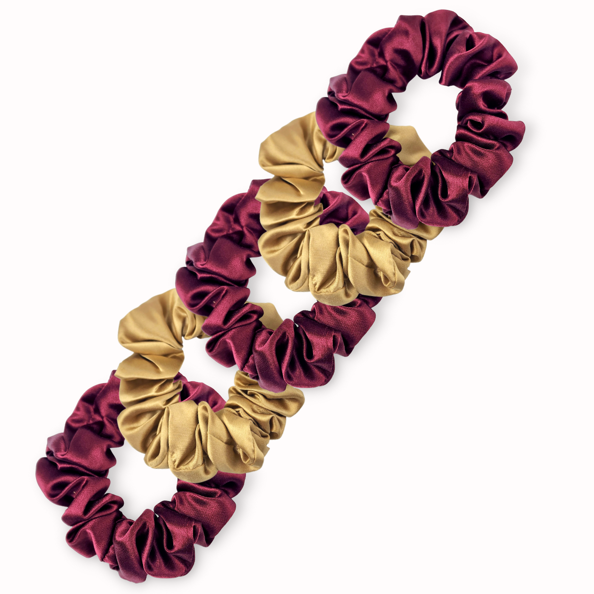 Versatile Silk Scrunchie - Midi Set of 5