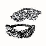 Elegant Silk Headband + Sleep Mask Pair