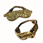 Elegant Silk Headband + Sleep Mask Pair