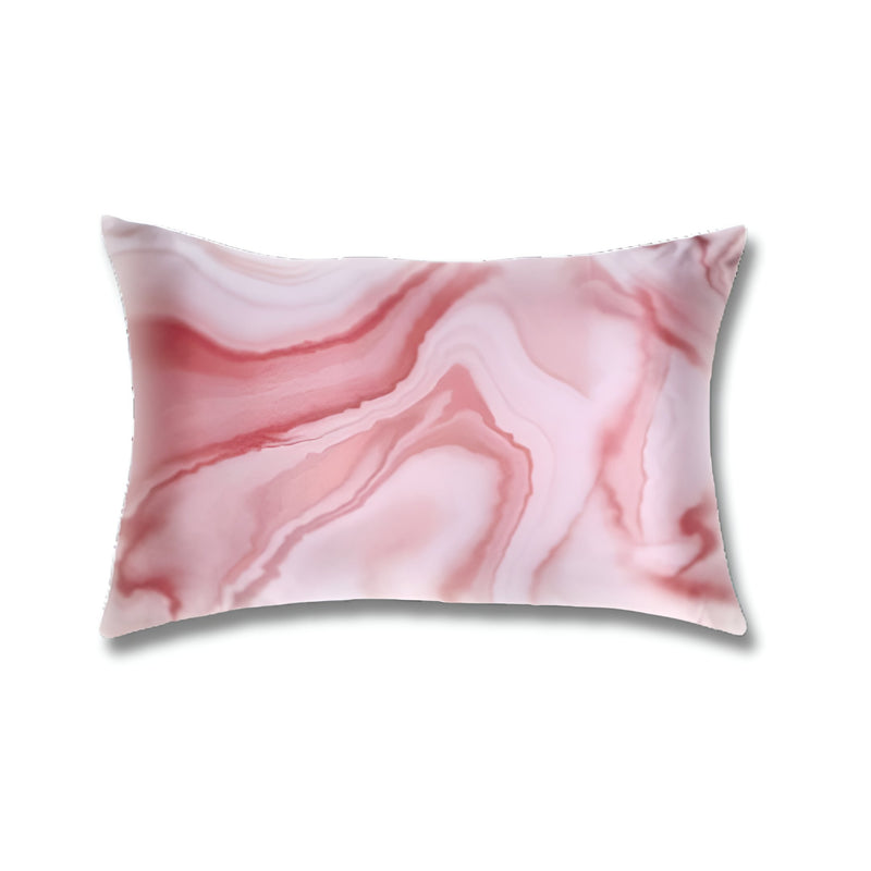 Silk Pillowcase - Auburn Marble - Queen