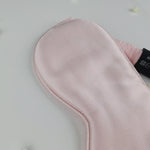 Rejuvenating Silk Sleep Mask - Blush Pink Eye Cover