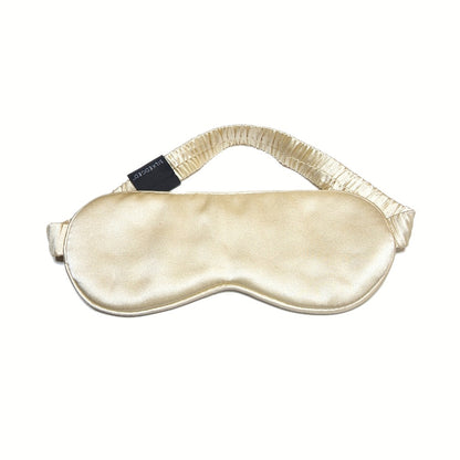 Silk Sleep Mask - Champagne - SILKEDGED MULBERRY SILK Co.